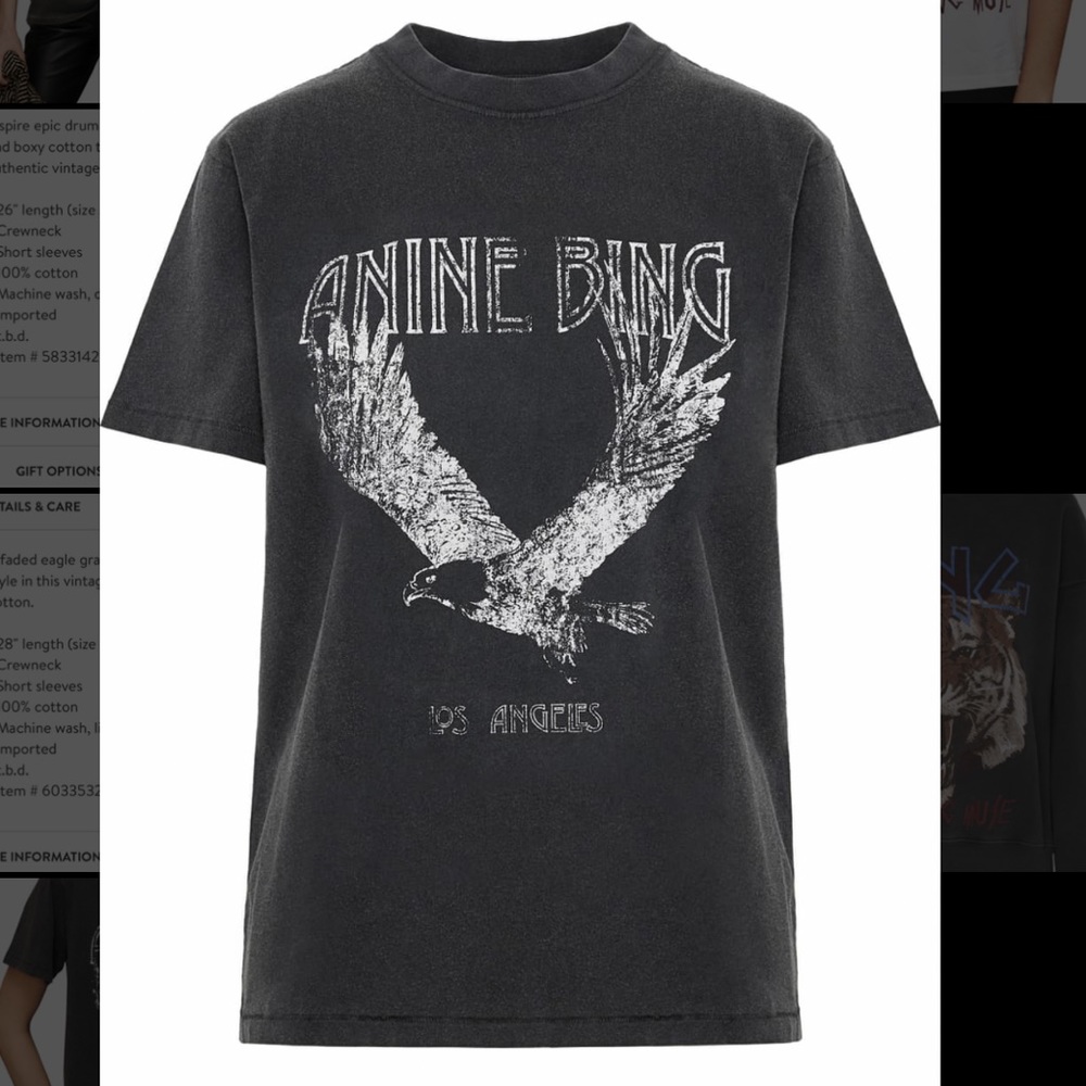Anine Bing Lili Graphic Tee